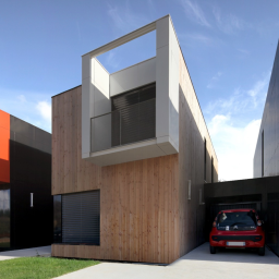 Maison en container bois